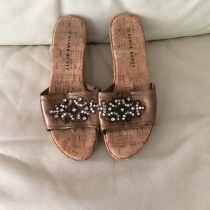 Blake Scott embellished slide sandals